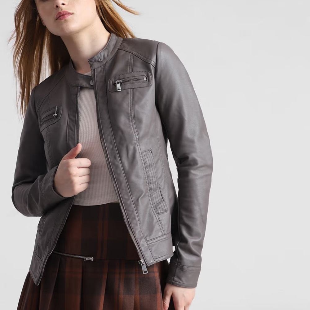 J2 Faux Leather Biker Jacket